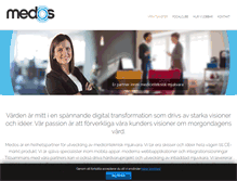 Tablet Screenshot of medos.se
